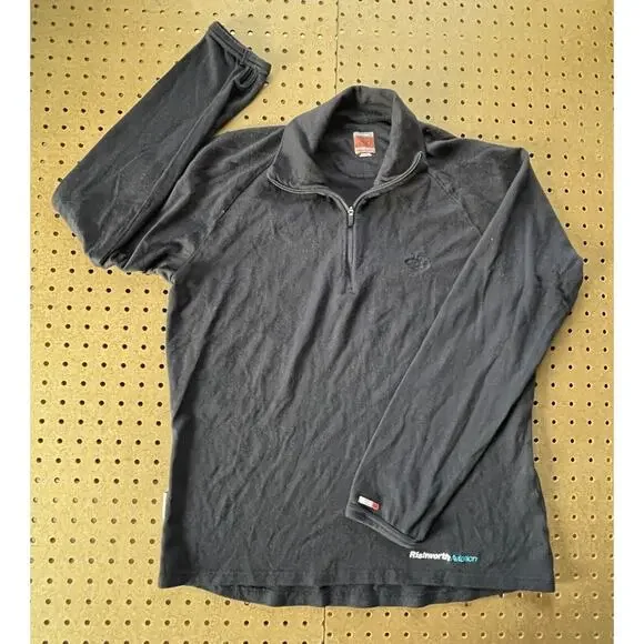 Icebreaker Merino Sweater Mens XL Navy Bodyfit 260 New Zealand Wool 1/4 Zip